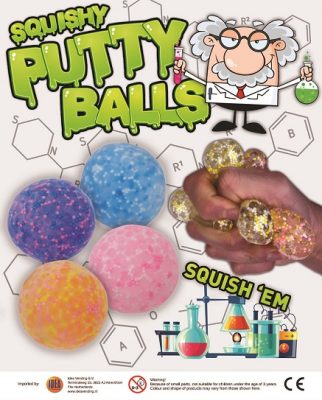 50mm Squishy Putty Balls Medium
