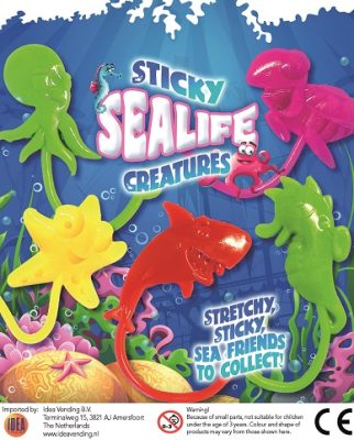 50mm Sticky Sea Creatures