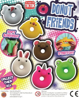 50 Mm Squishy Donut Friends