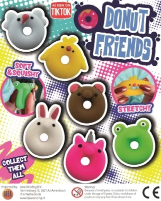 50 Mm Squishy Donut Friends (sold Out Wk 49)