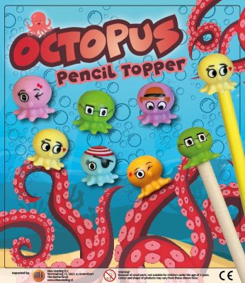 35mm Octopus Pencil Toppers