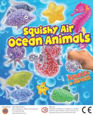 57mm Squishy Air Ocean Animals