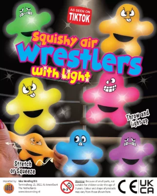 57mm Squishy Air Wrestler With Light