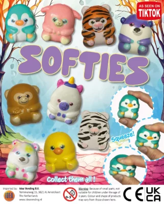 50mm Softies Animals