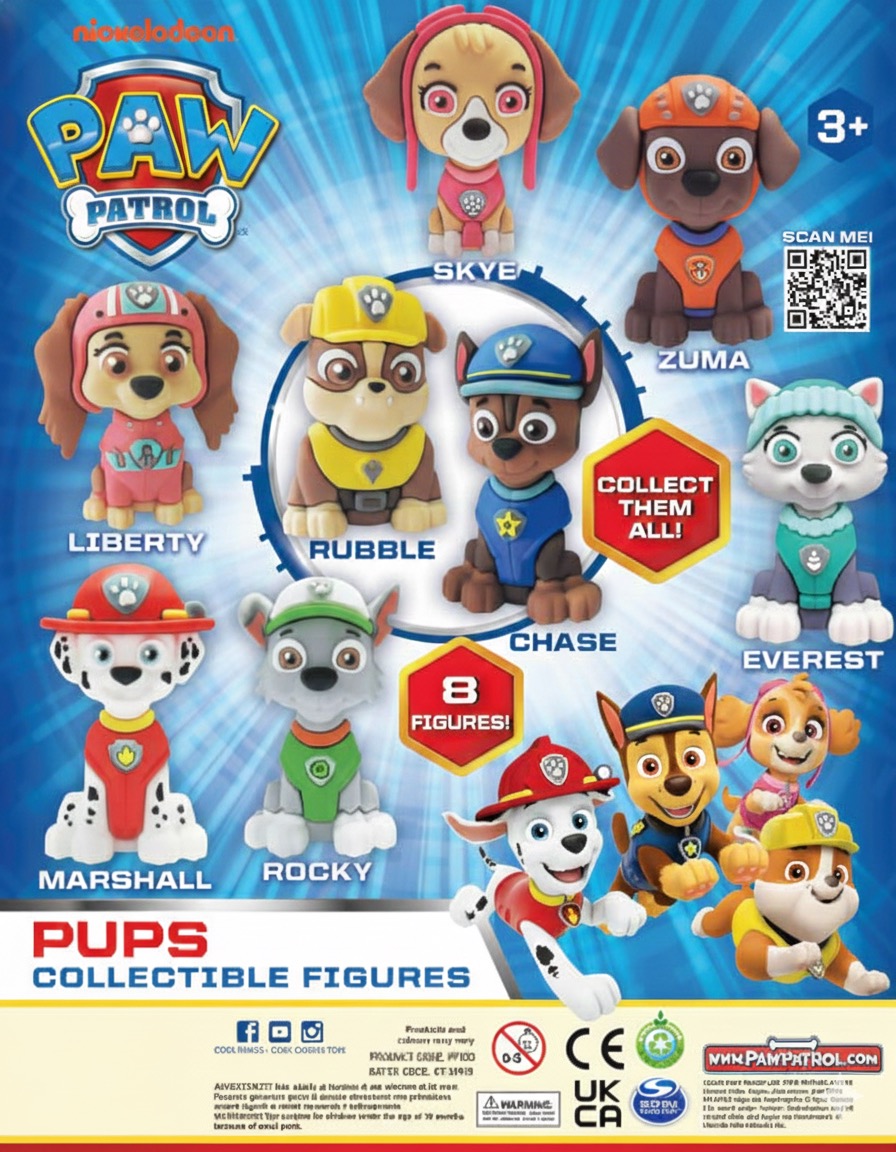 Paw patrol pups 65mm