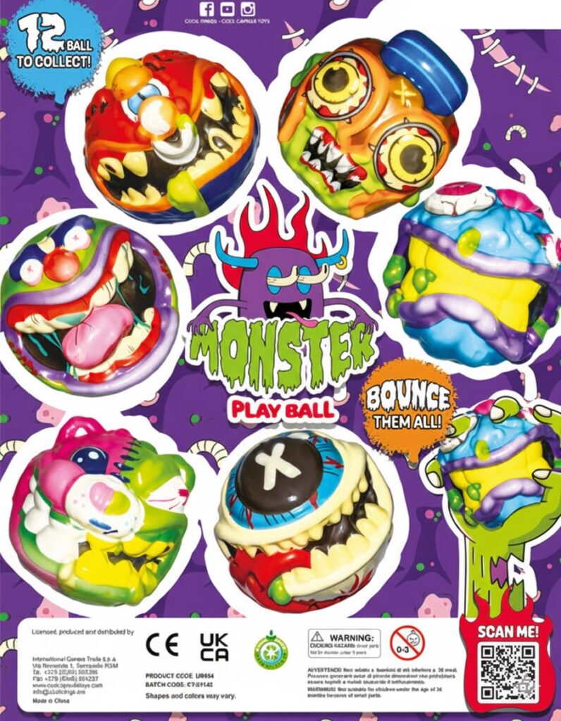 90mm MONSTER PLAY BALLS