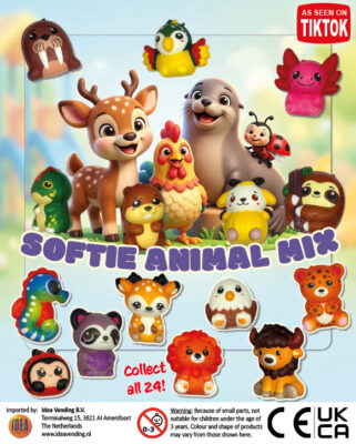 50mm Softie Animalmix