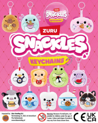 95mm Snackles Keychain -24pcs
